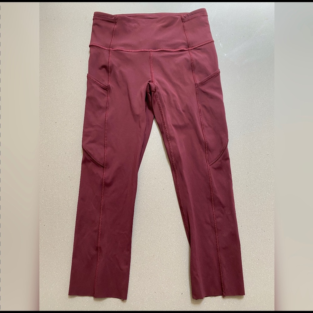 Lululemon Fast Free High Rise Crop 19” Sz 4
